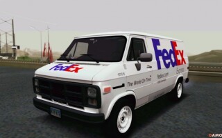 GMC 5500 FedEx Cargo Van