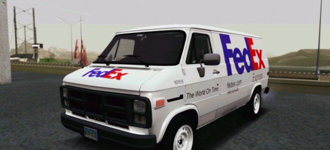 GMC 5500 FedEx Cargo Van