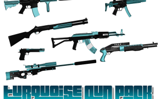 Turqouise Gun Pack