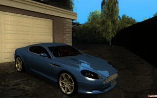 Aston Martin DB9 Blue